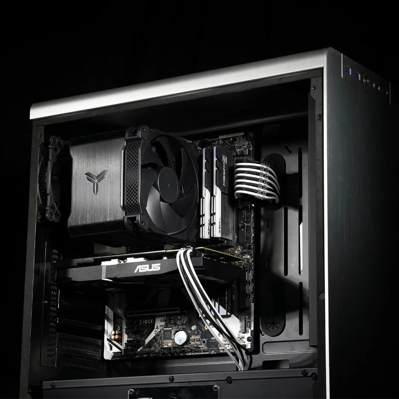 Jonsbo HX6250 Black PWM TDP250, 14cm fan CPU Cooler - Slika 5
