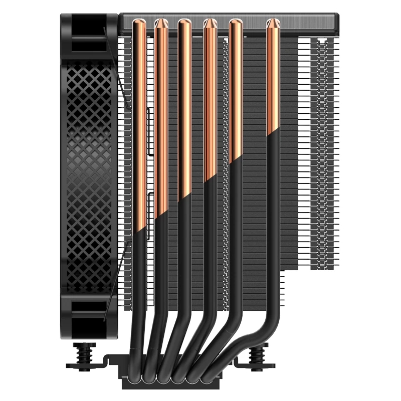 Jonsbo HX6250 Black PWM TDP250, 14cm fan CPU Cooler - Slika 10