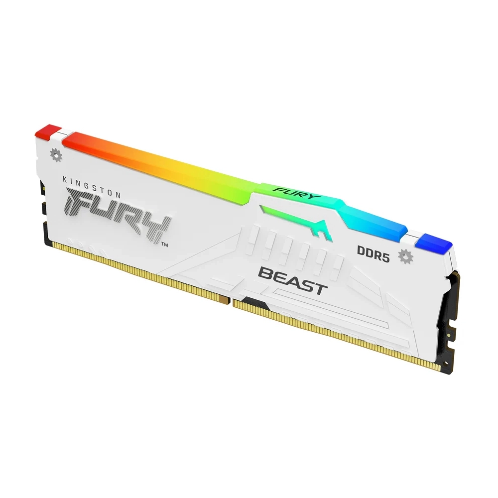 KINGSTON DDR5 32GB 5200MT/s KF552C40BWA-32 Fury Beast RGB White XMP - Slika 4