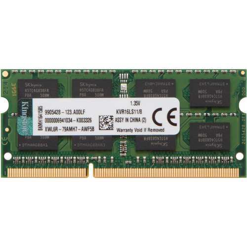 Alternative view of Kingston SO-DIMM DDR3L 8GB 1600MHz KVR16LS11/8 CL11 1.35V