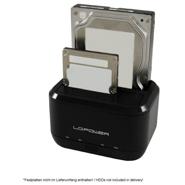 Alternative view of Hdd docking station LC POWER LC-DOCK-U3-III USB 3.0