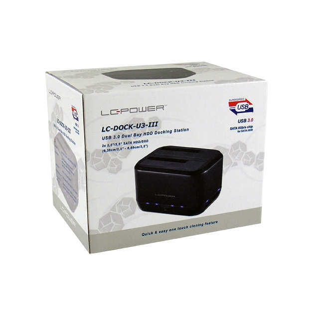 Hdd docking station LC POWER LC-DOCK-U3-III USB 3.0 - Slika 4