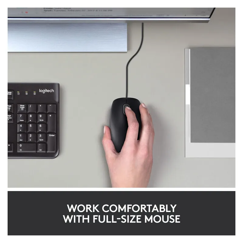 LOGITECH B100 Optical USB crni - Slika 8