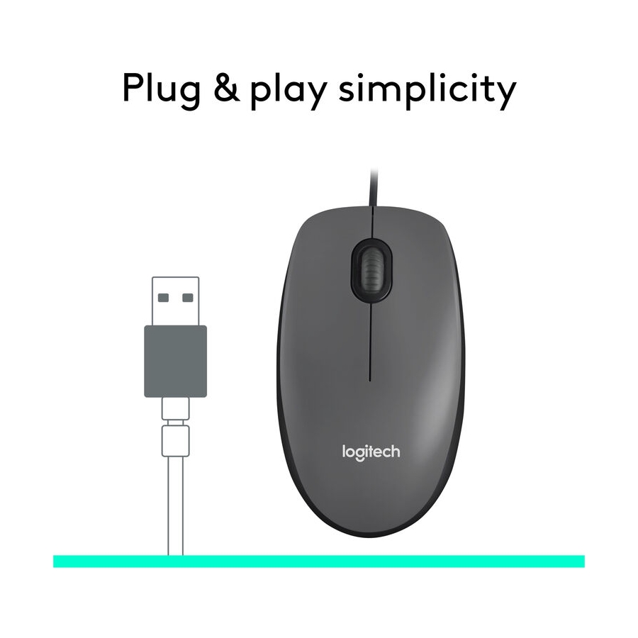 LOGITECH M100 Black USB - Slika 2