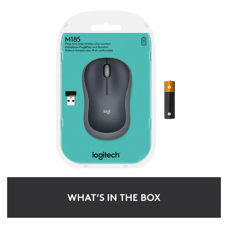 LOGITECH M185 Wireless Swift Grey - Slika 5