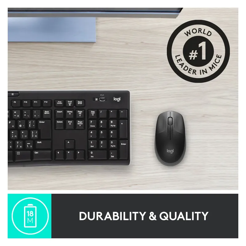 LOGITECH M190 Wireless Black - Slika 2