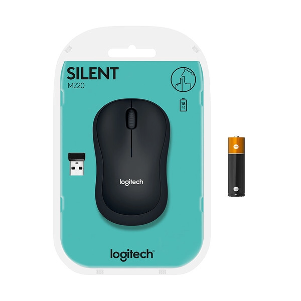LOGITECH M220 Silent Wireless crni - Slika 3