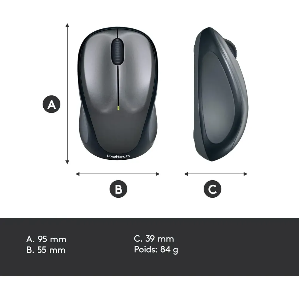LOGITECH M235 wireless black - Slika 2