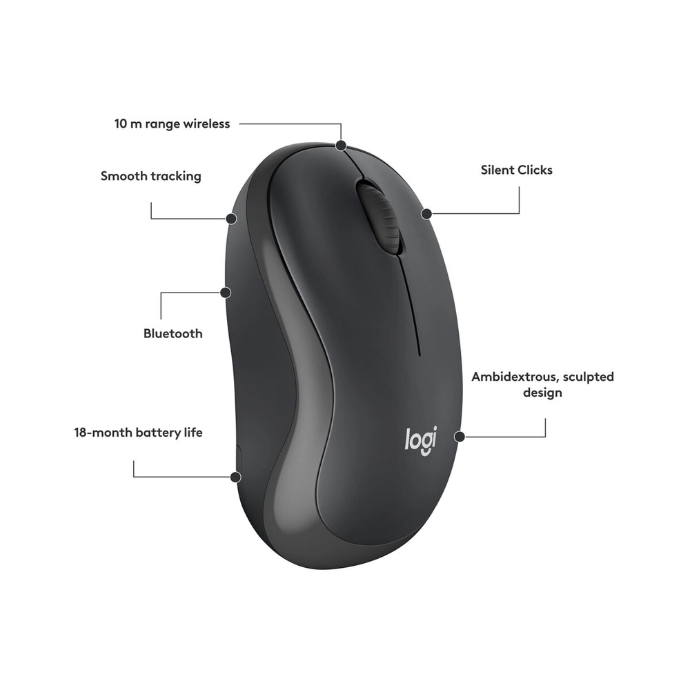 LOGITECH M240 Graphite Silent WiFi 910-007119 33611 - Slika 4