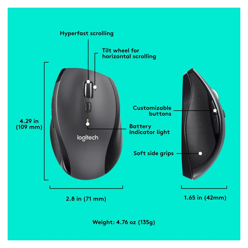 LOGITECH M705 Marathon Wireless - Slika 8
