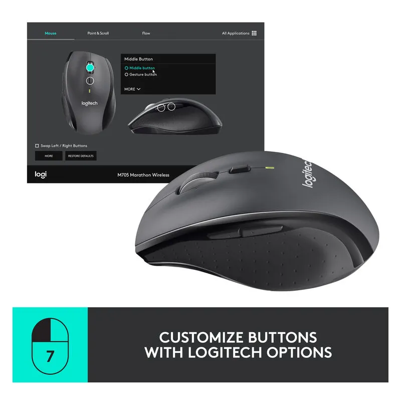 LOGITECH M705 Marathon Wireless - Slika 3