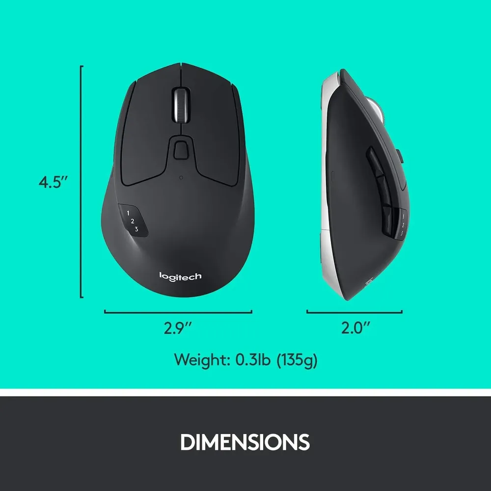 LOGITECH M720 Triathlon Bluetooth Wireless - Slika 2