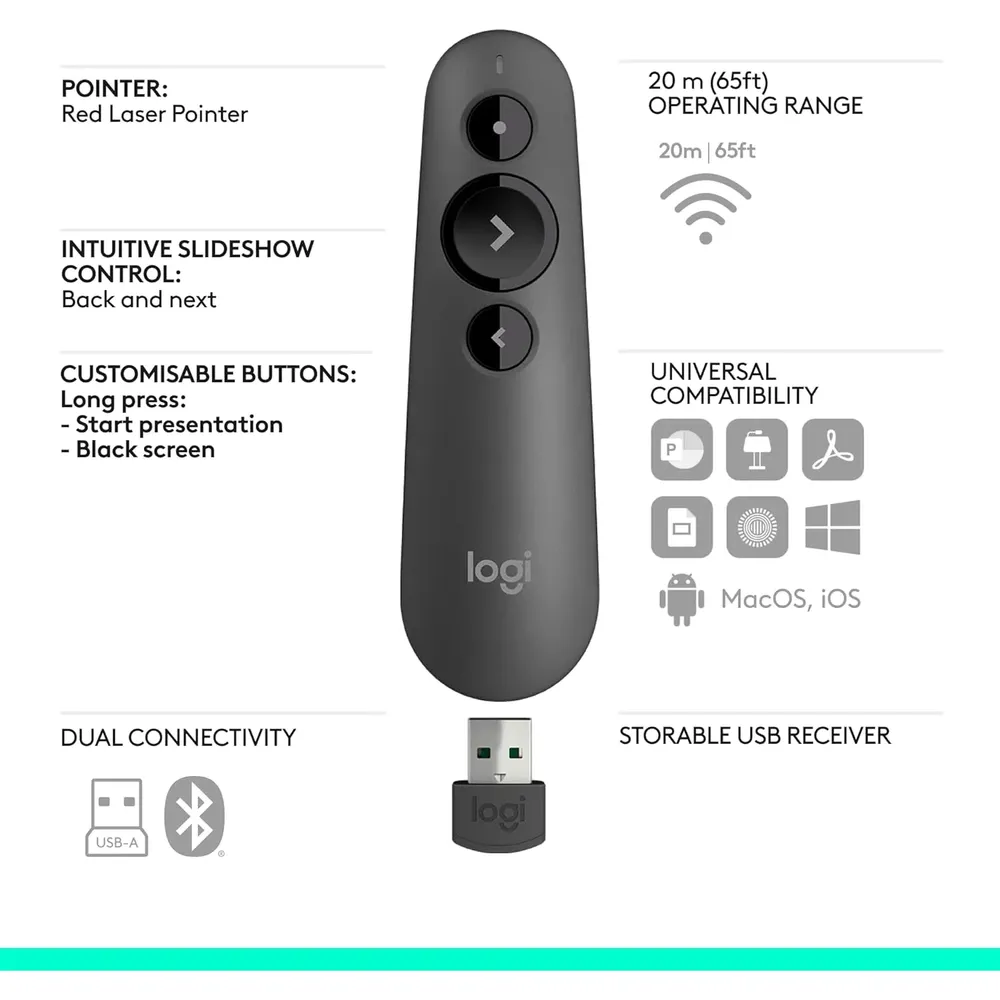 LOGITECH Prezenter R500s 910-005843 - Slika 7