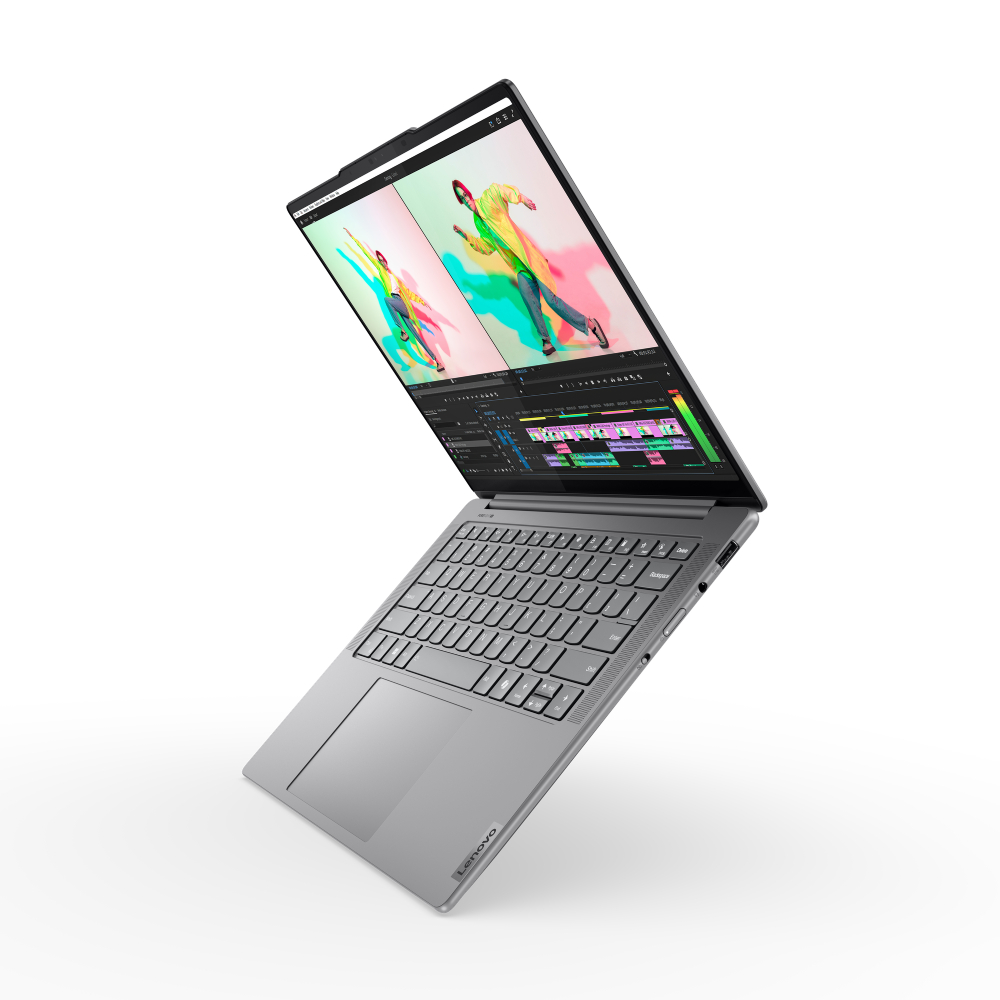 Lenovo 83E2004HYA Yoga Pro 7 14IMH9 (Luna Grey, Aluminium) 14-Core Ultra 5 125H 4.5GHz/18MB 32GB DDR5 1TB-NVMe 14.5in 3K (3072x1920) IPS TOUCH 400n 120Hz sRGB DolbyVision GL WC-1080p-IR Intel-ARC-Graphics WiFi A/XBT5.3 Backlite TB4 73Wh 1.59kg DOS - Slika 6