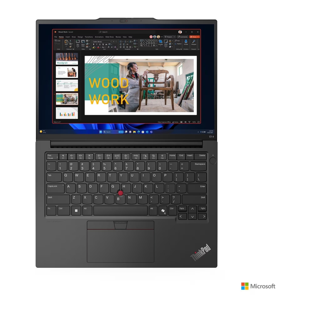 Lenovo ThinkPad E14 G6/Win11 Pro/14in WUXGA/U7-155H/32GB/1TB SSD/FPR/backlit SRB/crna 21M70013YA - Slika 4