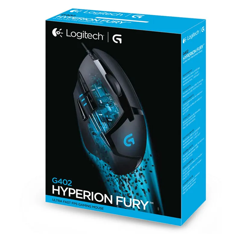 Logitech G402 Hyperion Fury USB crni 910-004067 - Slika 2