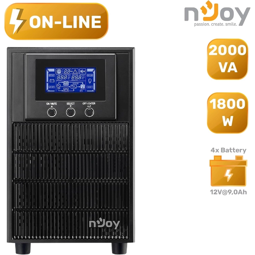 NJOY Aten PRO 2000 1800W UPS (PWUP-OL200AP-AZ01B) UPS00544 - Slika 11