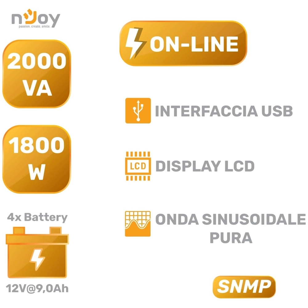 NJOY Aten PRO 2000 1800W UPS (PWUP-OL200AP-AZ01B) UPS00544 - Slika 7