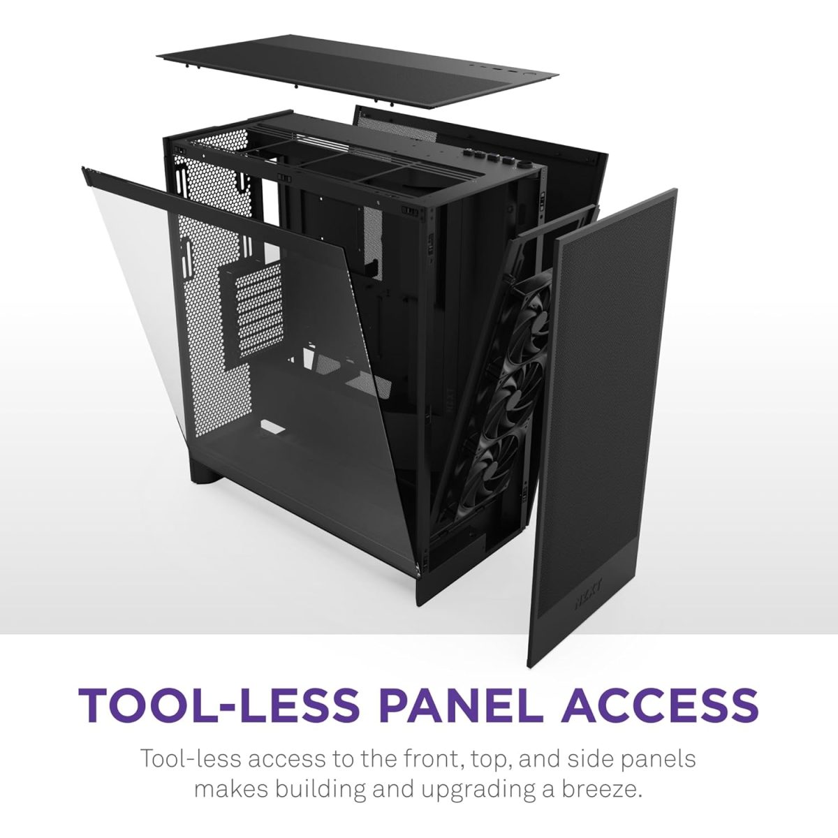 Nzxt H7 Flow crno CM-H72FB-01 - Image 2