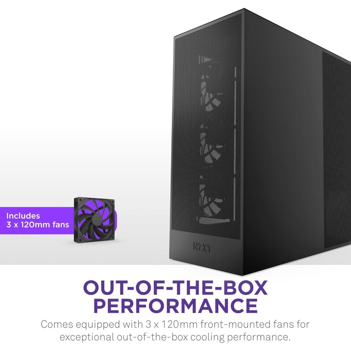 Nzxt H7 Flow crno CM-H72FB-01 - Image 8