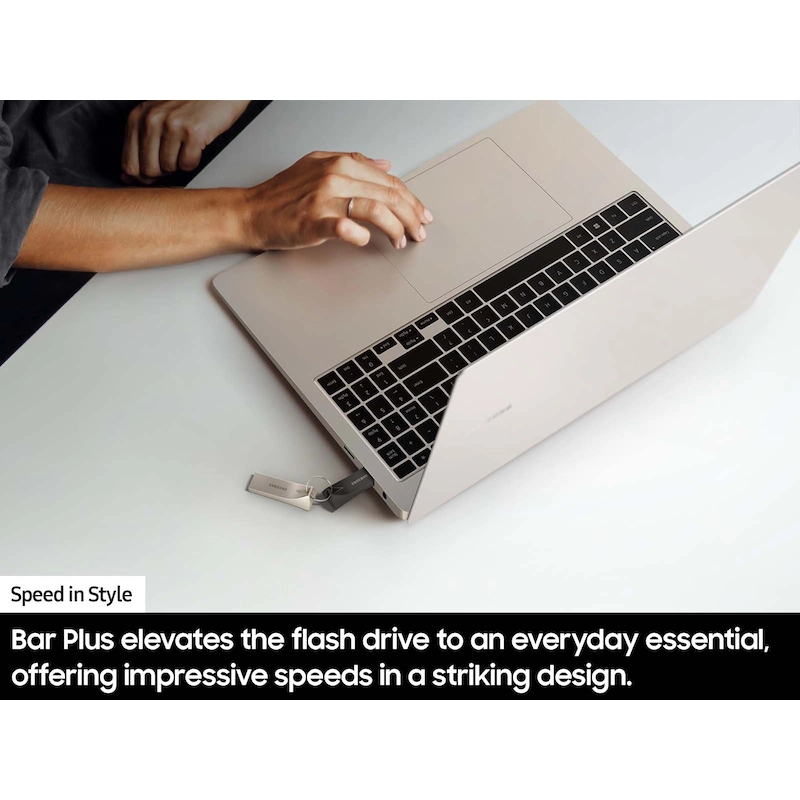 SAMSUNG 128GB MUF-128BE3 BAR Plus USB 3.1 srebrni - Slika 7