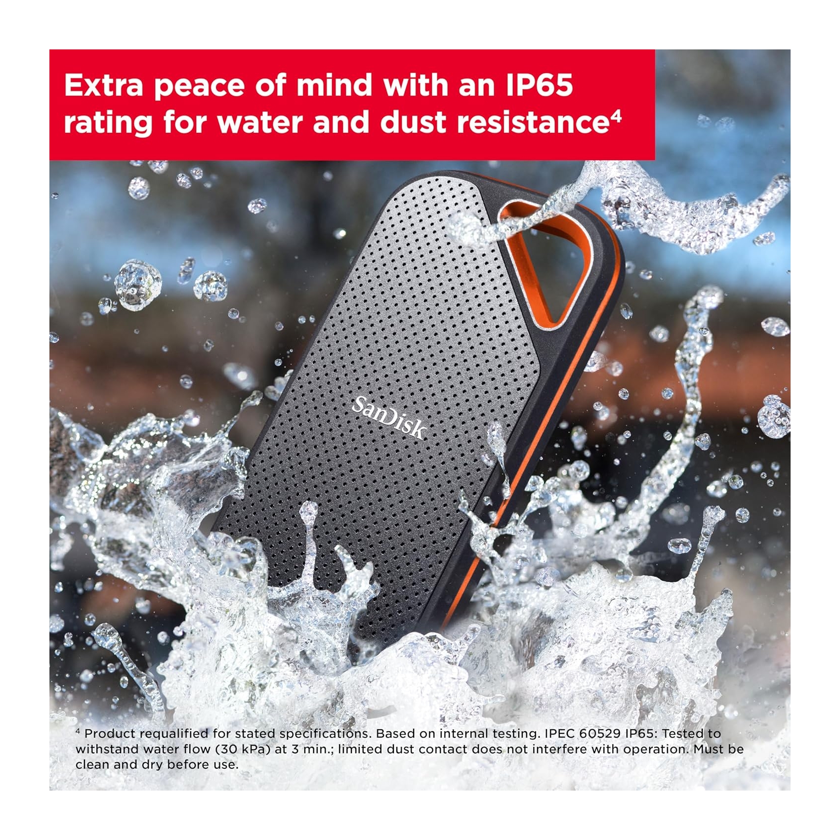 EXT 1TB Sandisk SDSSDE81-1T00-G25 Extreme PRO Portable USB 3.2 Gen 2x2 - Slika 3