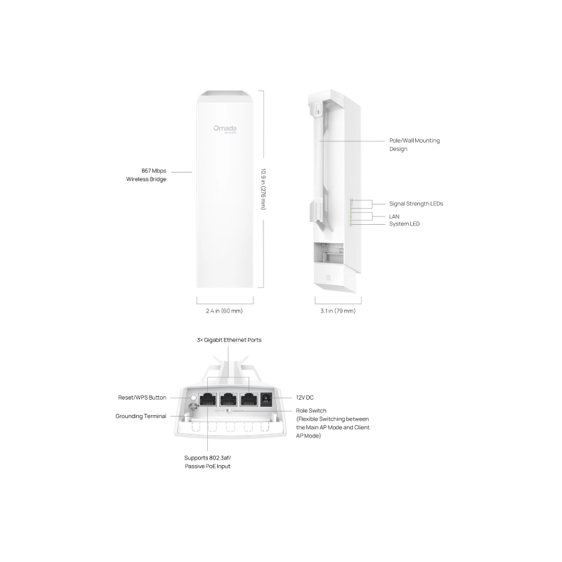 TP-LINK EAP215-Bridge KIT(EU) WiFi Acces point N300Mb/s - Slika 4