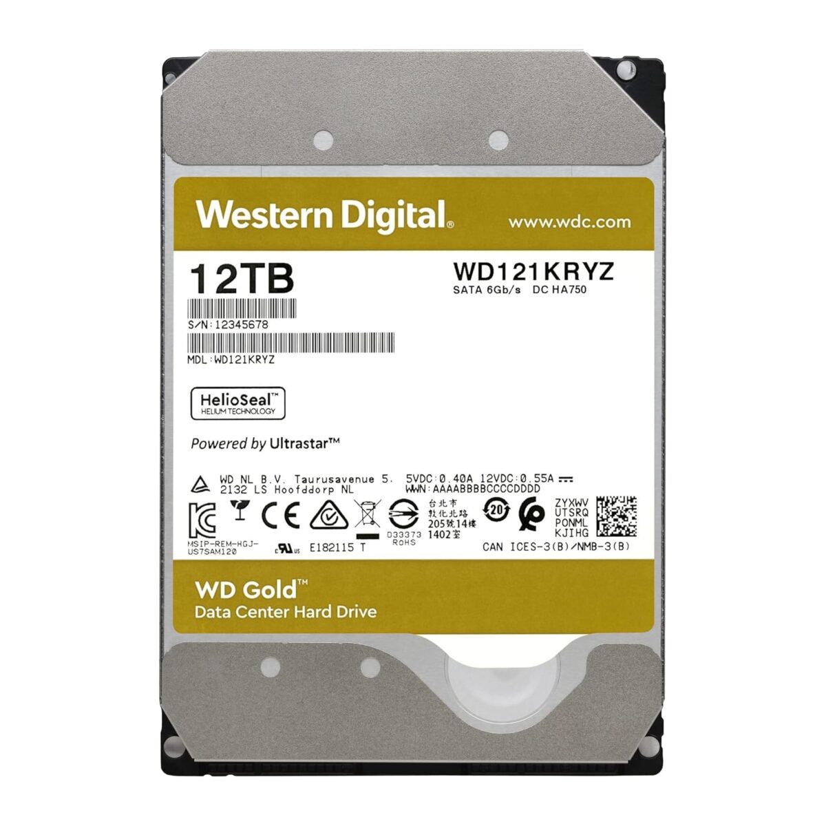 WD 1TB WD1005FBYZ 7200rpm 128MB Gold Sata III