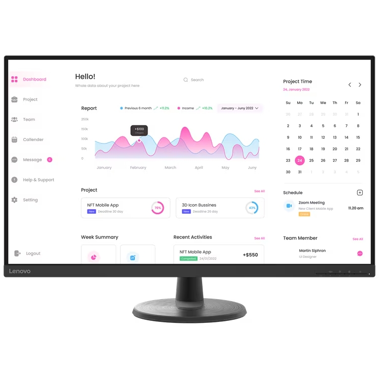 Lenovo 31.5in D32-45 FHD 67A0GAC2EU