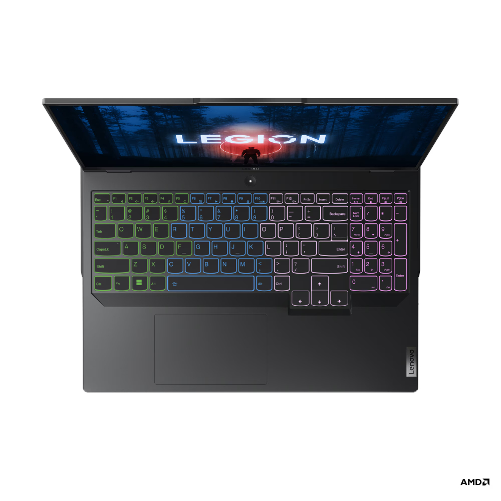Lenovo 82WM00E3YA Legion 5 Pro 16ARX8 (Onyx Grey, Aluminium) 16-Core Ryzen 9 7945HX 5.4GHz/80MB 32GB 1TB-NVMe 16in WQXGA (2560x1600) IPS 500n 240Hz sRGB AG DolbyVision HDR400 1080p NV-RTX4060-8GB-GDDR6 GLan WiFi BT5.2 4-Zone-RGB-Backlite Nahimic 80Wh - Slika 7