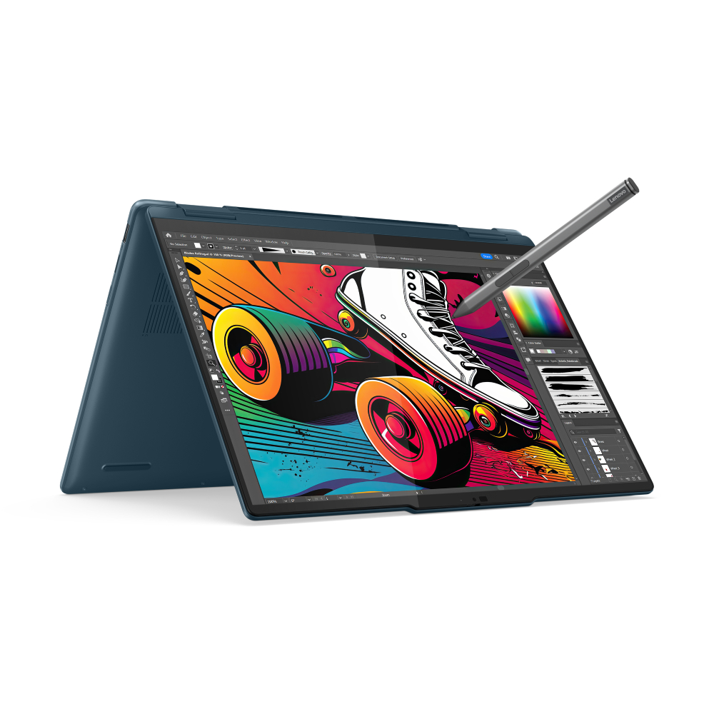 Lenovo 83DJ00B9YA Yoga 7 2-in-1 14IML9 (Storm Grey, Aluminium) Ultra 7 155H 16-Core 4.8GHz/24M 16GB 1TB-NVMe 14.0in 2.8K WQXGA+ (2880x1800) OLED 400n120Hz Glass DigitalPen Touch FHD-1080p AI NPU RC Graphics WiFi A/X Backlite BT5.3 TB.4 71Wh Win11Pro - Slika 8