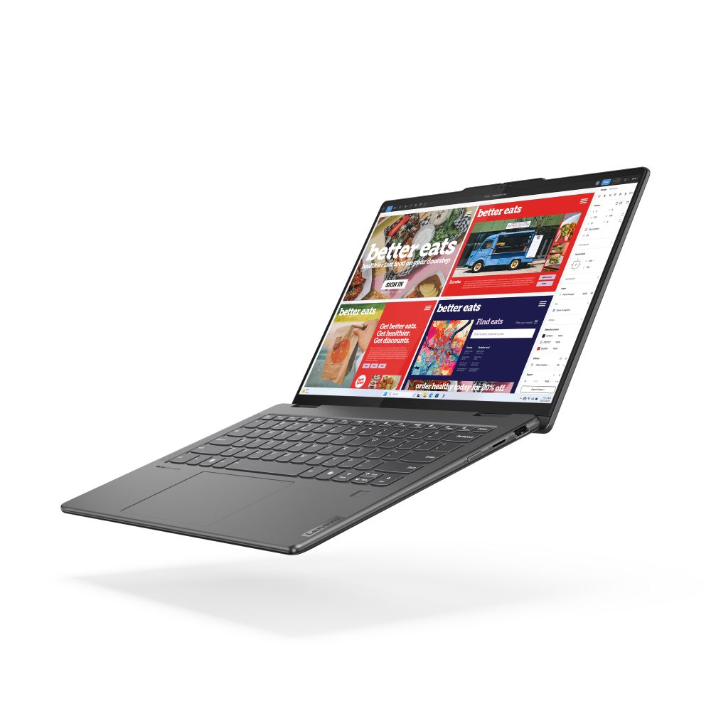 Lenovo 83DJ00B9YA Yoga 7 2-in-1 14IML9 (Storm Grey, Aluminium) Ultra 7 155H 16-Core 4.8GHz/24M 16GB 1TB-NVMe 14.0in 2.8K WQXGA+ (2880x1800) OLED 400n120Hz Glass DigitalPen Touch FHD-1080p AI NPU RC Graphics WiFi A/X Backlite BT5.3 TB.4 71Wh Win11Pro - Slika 6
