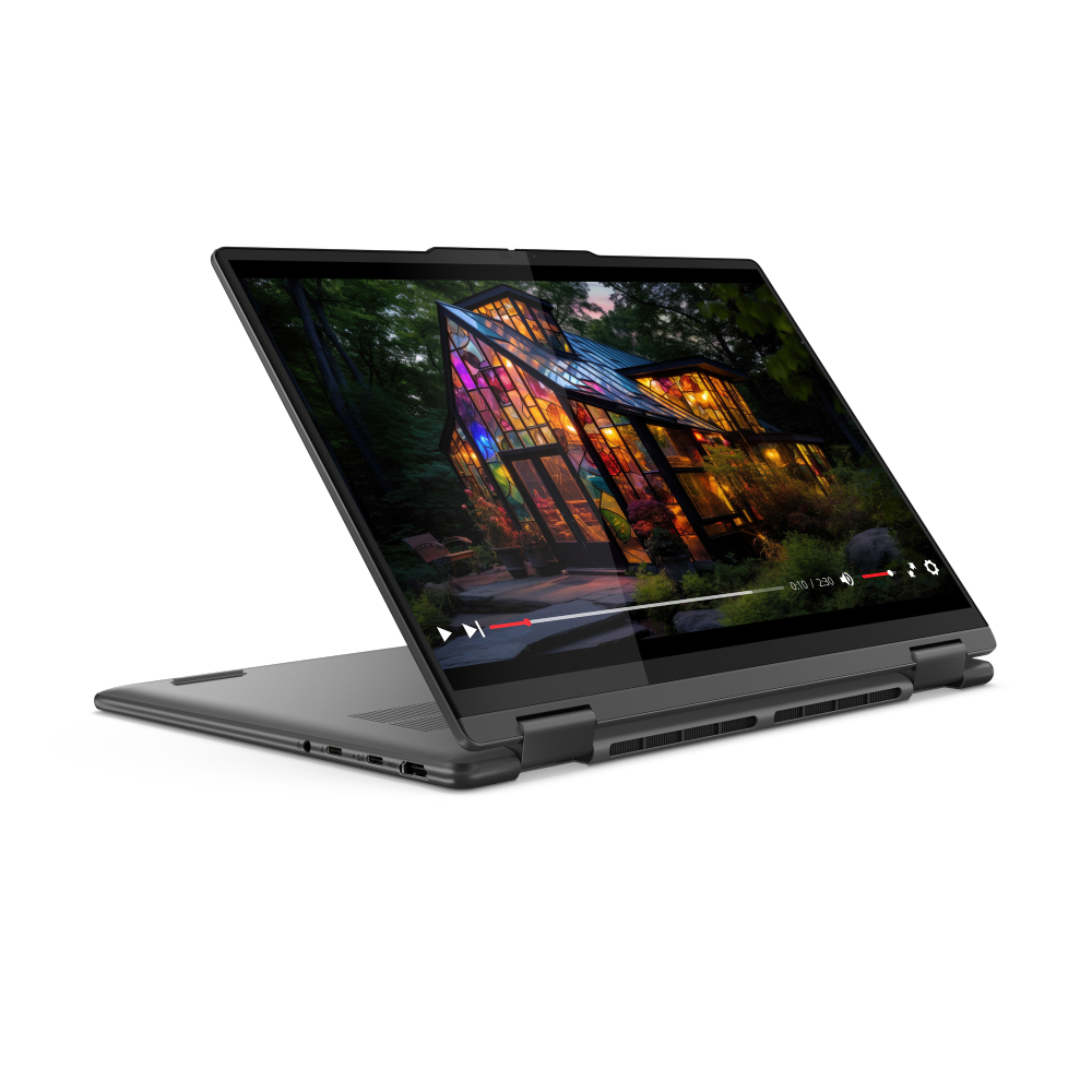 Lenovo 83DJ00B9YA Yoga 7 2-in-1 14IML9 (Storm Grey, Aluminium) Ultra 7 155H 16-Core 4.8GHz/24M 16GB 1TB-NVMe 14.0in 2.8K WQXGA+ (2880x1800) OLED 400n120Hz Glass DigitalPen Touch FHD-1080p AI NPU RC Graphics WiFi A/X Backlite BT5.3 TB.4 71Wh Win11Pro - Slika 5