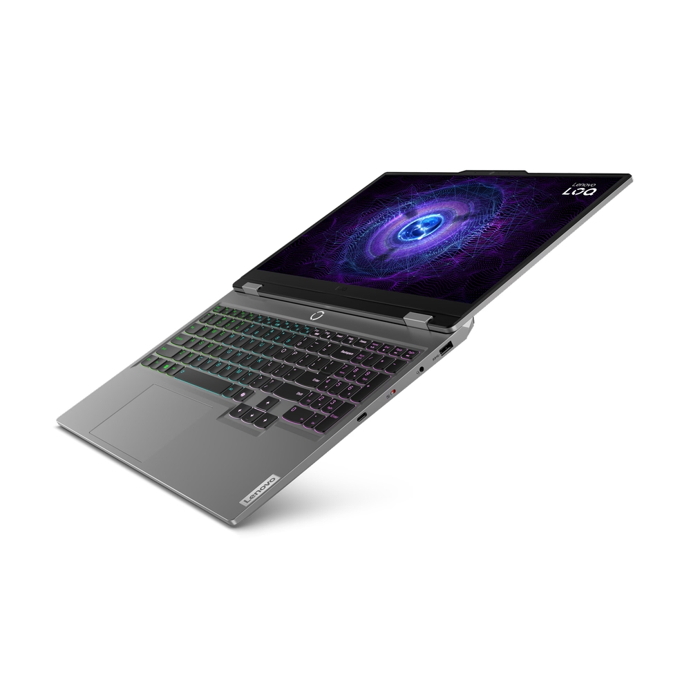 Lenovo 83DV00SNYA LOQ 15IRX9 (Luna Grey) 14-Core i7-13650HX (6P+8E) 4.9GHz/24MB 24GB DDR5 1TB-SSD-M.2-NVMe 15.6in FHD IPS AG (1920x1080) 300n 144Hz 100%-sRGB 1080p RTX4060/8GB GLan WiFi-A/X BT5.2 AI Chip:Backlite 60Wh DOS - Slika 4