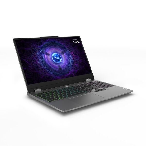 Lenovo 83DV00SNYA LOQ 15IRX9 (Luna Grey) 14-Core i7-13650HX (6P+8E) 4.9GHz/24MB 24GB DDR5 1TB-SSD-M.2-NVMe 15.6in FHD IPS AG (1920x1080) 300n 144Hz 100%-sRGB 1080p RTX4060/8GB GLan WiFi-A/X BT5.2 AI Chip:Backlite 60Wh DOS