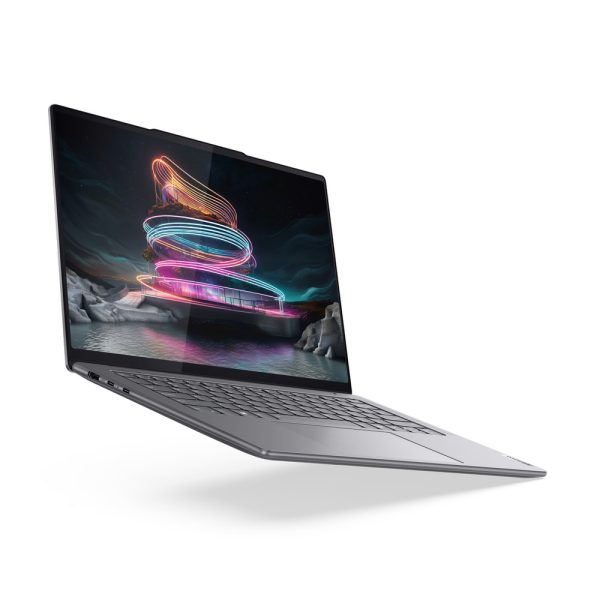 Alternative view of Lenovo 83E2004NYA Yoga Pro 7 14IMH9 (Luna Grey, Aluminium) 16-Core Ultra 9 185H 5.1GHz/24MB 32GB DDR5 1TB-NVMe 14.5in 3K (3072x1920) IPS TOUCH 400n 100% sRGB DolbyVision GL WC-1080p-IR RTX-4060-8G WiFi A/XBT5.3 Keyboard-Backlite TB4 73Wh 1.59kg DOS