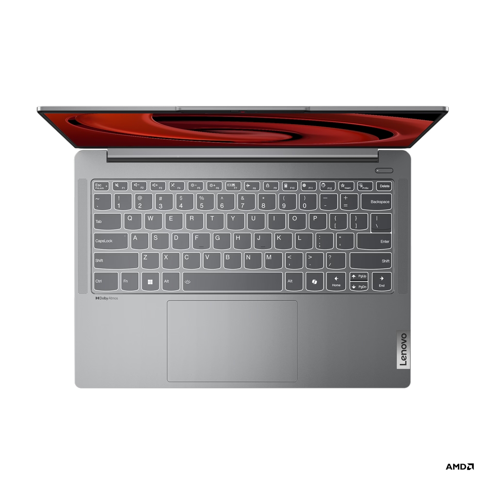 Lenovo 83D3002CYA IdeaPad Pro 5 14AHP9 (Arctic Grey, Aluminium) 8-Core Ryzen 7 8845HS 5.1GHz/24MB 32GB 1TB-NVMe 14.0in 2.8K (2880x1800) OLED 400n 120Hz TrueBlack-500 GL WC-1080p-IR-ToF Radeon-780M-Graphics WiFi-ax BT5.2 HDMI SD Backlite 84Wh 1.46kg D - Slika 6