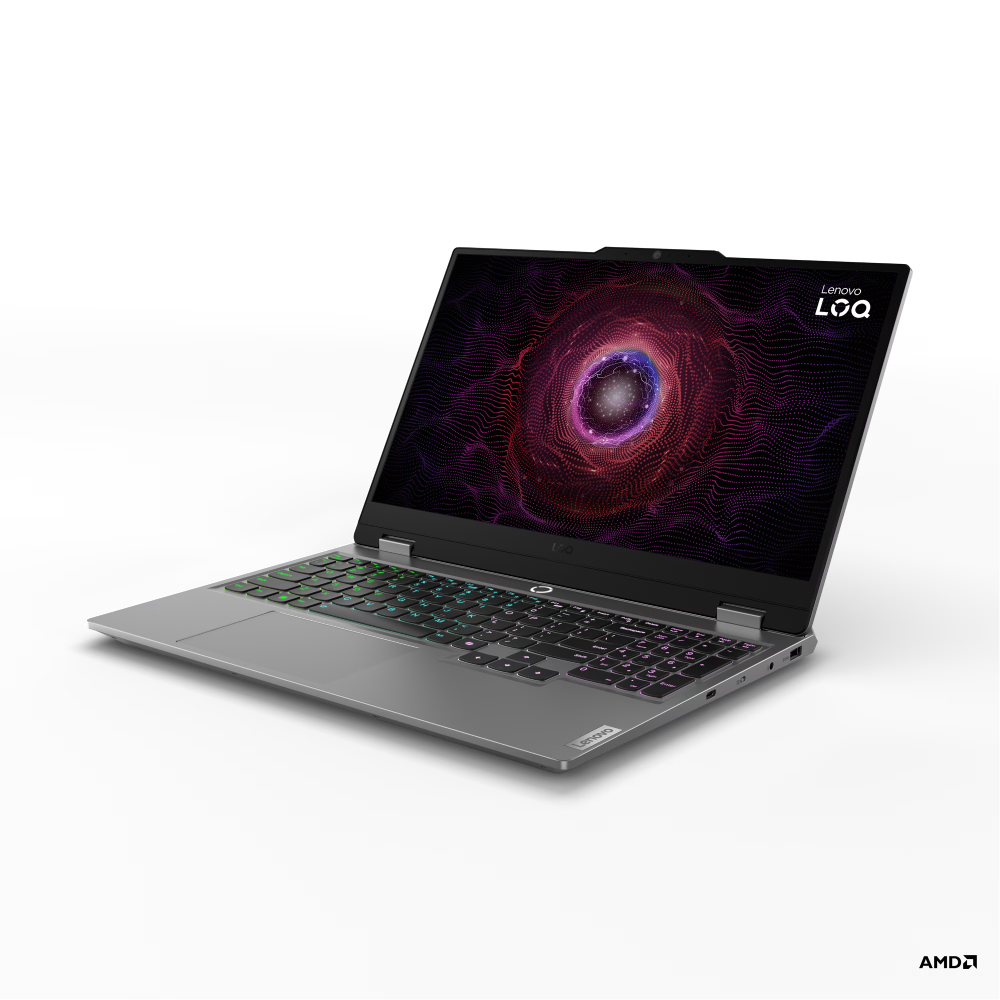 Lenovo 83JC00AXYA LOQ 15ARP9 (Luna Grey) 8-Core Ryzen 7 7435HS 4.5GHz/20MB 24GB DDR5 1TB-SSD-M.2-NVMe 15.6in FHD IPS AG (1920x1080) 144Hz 100%-sRGB 720p RTX4070/8GB AI-chip GLan WiFi-A/X BT5.2 HDMI Backlite 60Wh DOS - Slika 4