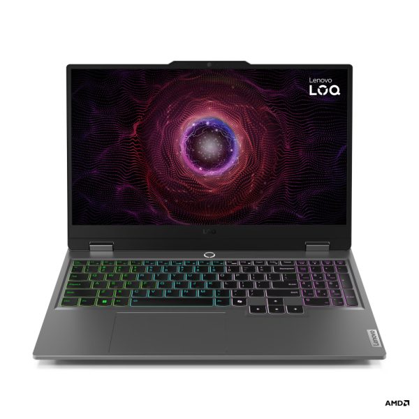 Lenovo 83JC00AXYA LOQ 15ARP9 (Luna Grey) 8-Core Ryzen 7 7435HS 4.5GHz/20MB 24GB DDR5 1TB-SSD-M.2-NVMe 15.6in FHD IPS AG (1920x1080) 144Hz 100%-sRGB 720p RTX4070/8GB AI-chip GLan WiFi-A/X BT5.2 HDMI Backlite 60Wh DOS