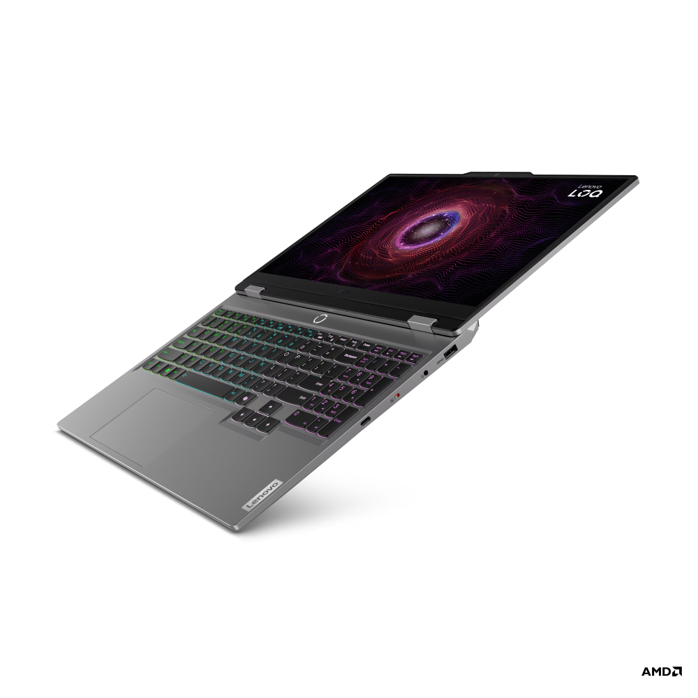 Lenovo 83JC00AXYA LOQ 15ARP9 (Luna Grey) 8-Core Ryzen 7 7435HS 4.5GHz/20MB 24GB DDR5 1TB-SSD-M.2-NVMe 15.6in FHD IPS AG (1920x1080) 144Hz 100%-sRGB 720p RTX4070/8GB AI-chip GLan WiFi-A/X BT5.2 HDMI Backlite 60Wh DOS - Slika 6