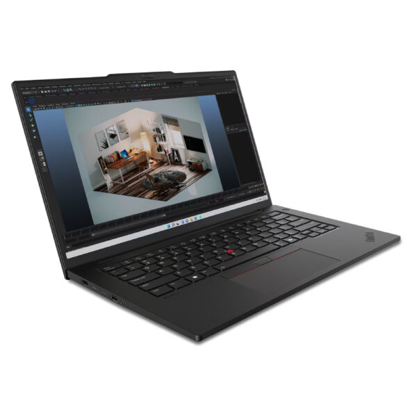 Lenovo 21G2002JCX ThinkPad P14s G5, Ultra 7 155H (16C/22T, up to 4.8GHz, 24MB), 64GB (2x 32) DDR5-5600, SSD 1TB NVMe OPAL 2.0, 14.5in WQXGA (2560x1600) AG IPS 350 nits, RTX 500 Ada 4GB GDDR6, GLAN, WLAN, BT, KybUK BL, FPR, SCR, Cam 5.0MP+IR, 2x