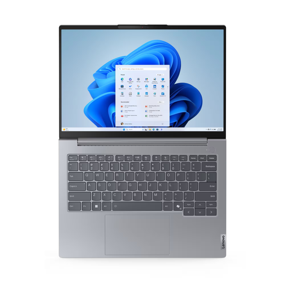 Lenovo 21MR004WYA ThinkBook 14 G7 IML Ultra 7 155H (16C/22T, 24MB), 16GB DDR5 5600, SSD 512GB PCIe, 14in WUXGA (1920x1200) IPS AG 300n, Intel Arc Graph, GLAN, WLAN, BT, KybSR BL, HDMI, 2x USB 3.2 G1, TB4, USB-C 3.2 G2, FPR, Cam FHD+IR, 60Wh, 2W - Slika 5