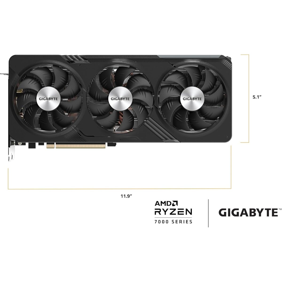 Gigabyte Radeon RX 7700 XT GAMING OC 12GB GDDR6 192bit GV-R77XTGAMING OC-12GD - Image 8