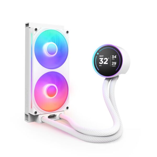 Nzxt Kraken Elite 240 RGB belo RL-KR24E-W1 CPU vodeno hladenje