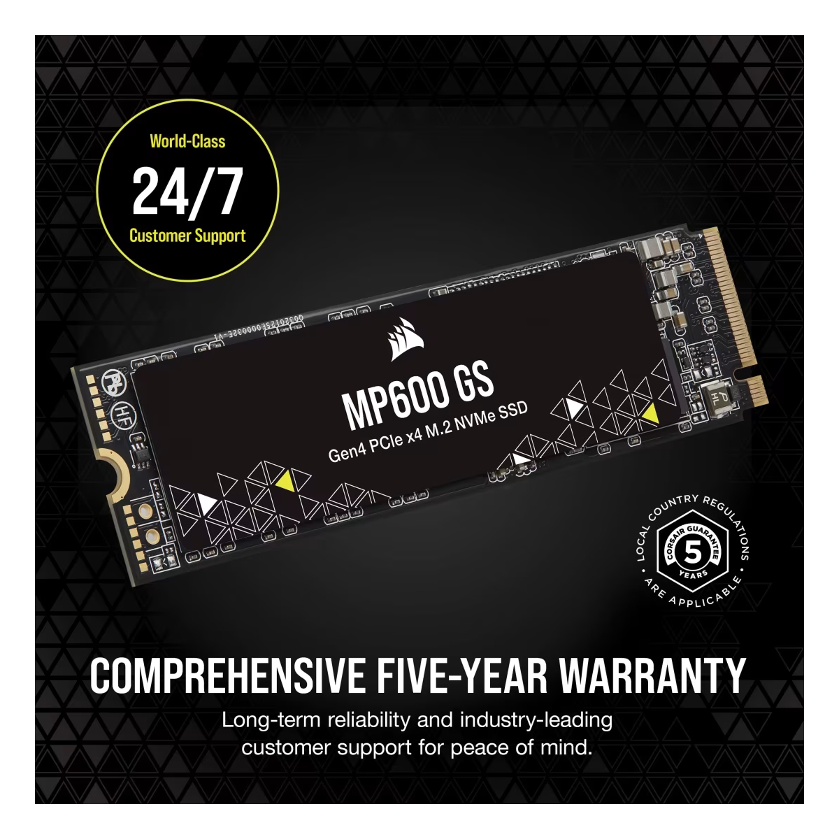 SSD M.2 500GB CORSAIR MP600 GS Black NVMe CSSD-F0500GBMP600GS - Slika 11