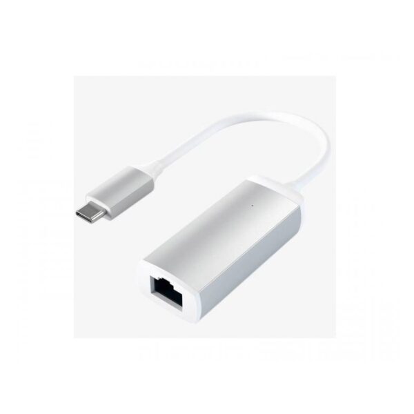 FAST ASIA Adapter TIP C - Gigabit ethernet metal sivi  OST05605
