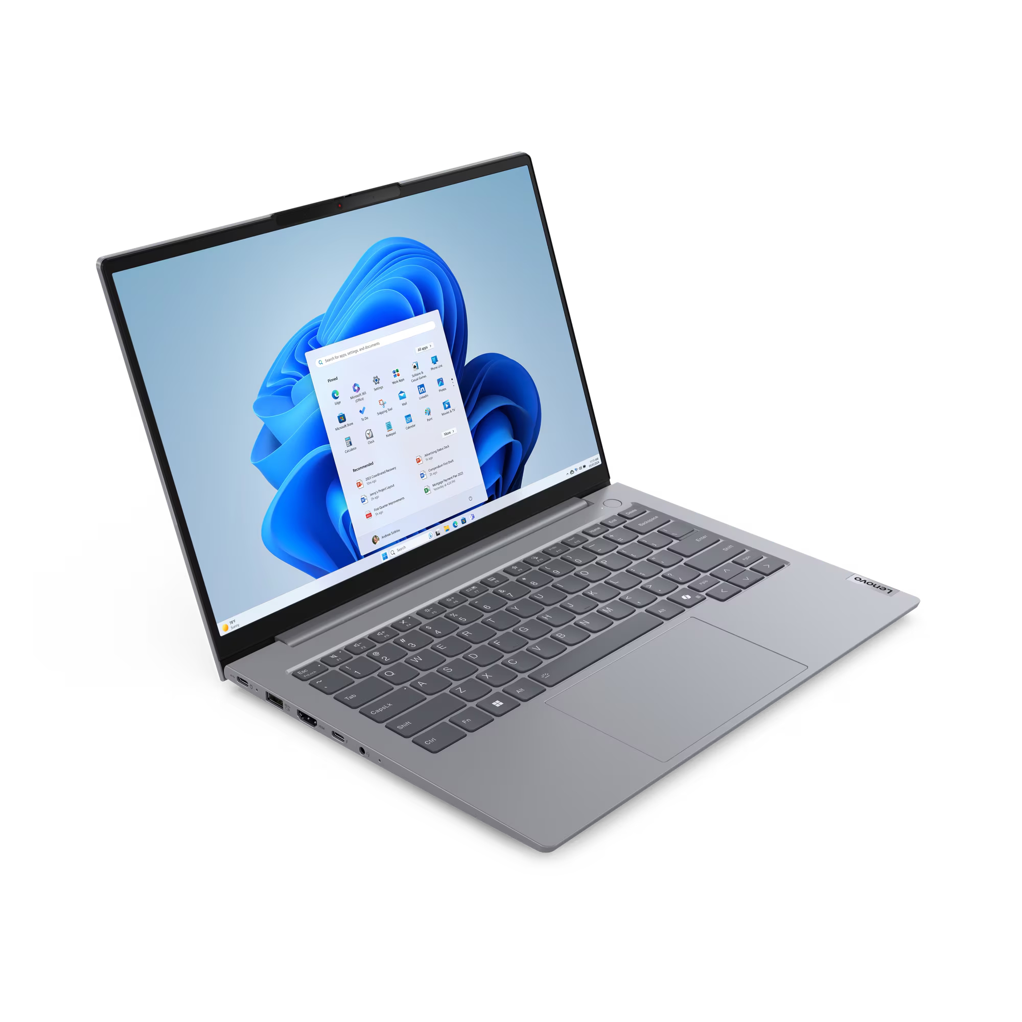 Lenovo ThinkBook 14 G7 IML 21MR0068YA Intel Core Ultra 5 125U 14in WUXGA 8GB 256GB SSD Intel Graphics sivi - Slika 3