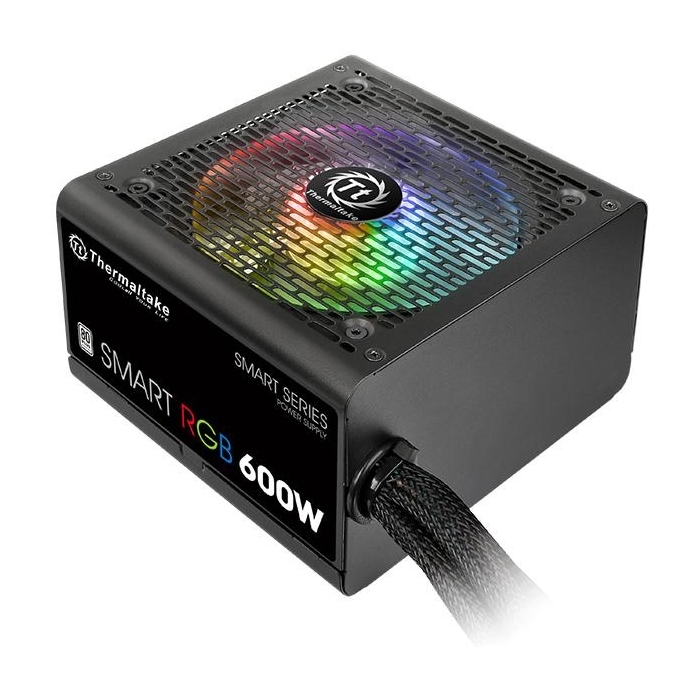 Thermaltake 600W Smart RGB 12cm Fan/80Plus, PS-SPR-0600NHSAWE-1 - Slika 3