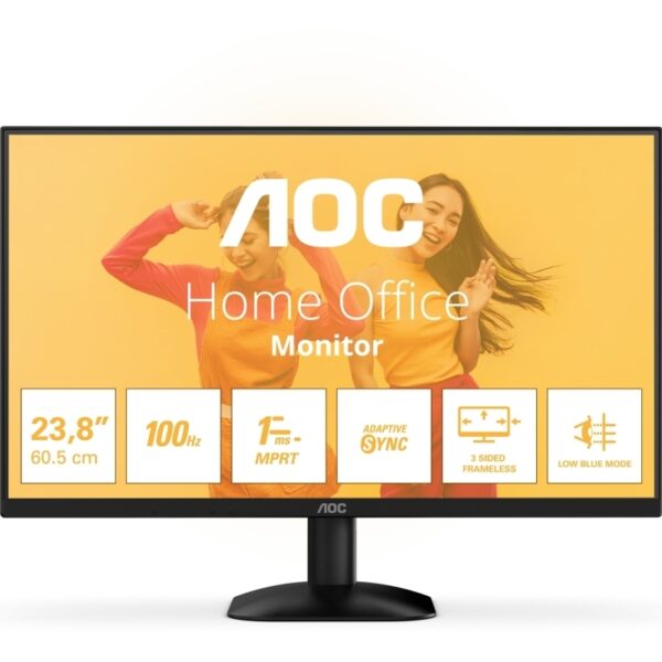 23.8in Aoc 24B35HM2 VA FHD 1920X1080 HDMI, VGA