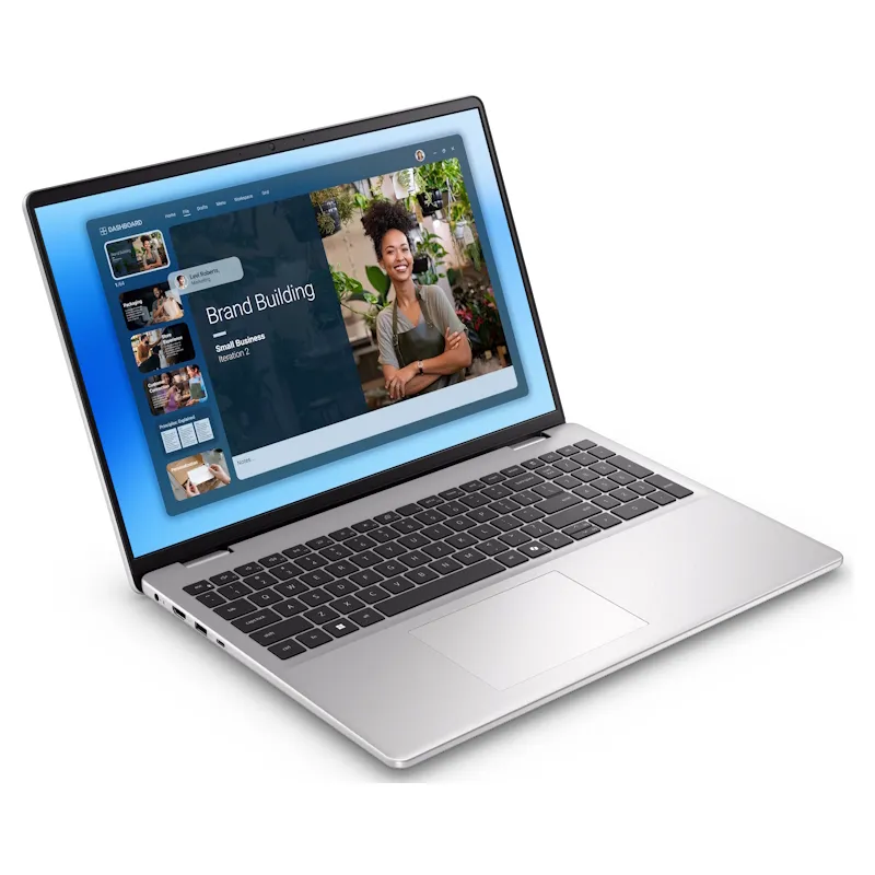 DELL 16 DC16251 16 inch FHD+ 300nits Core 7 150U 16GB 1TB SSD GeForce MX570A 2GB Backlit FP Ubuntu metalni silver laptop NOT25943 - Slika 6